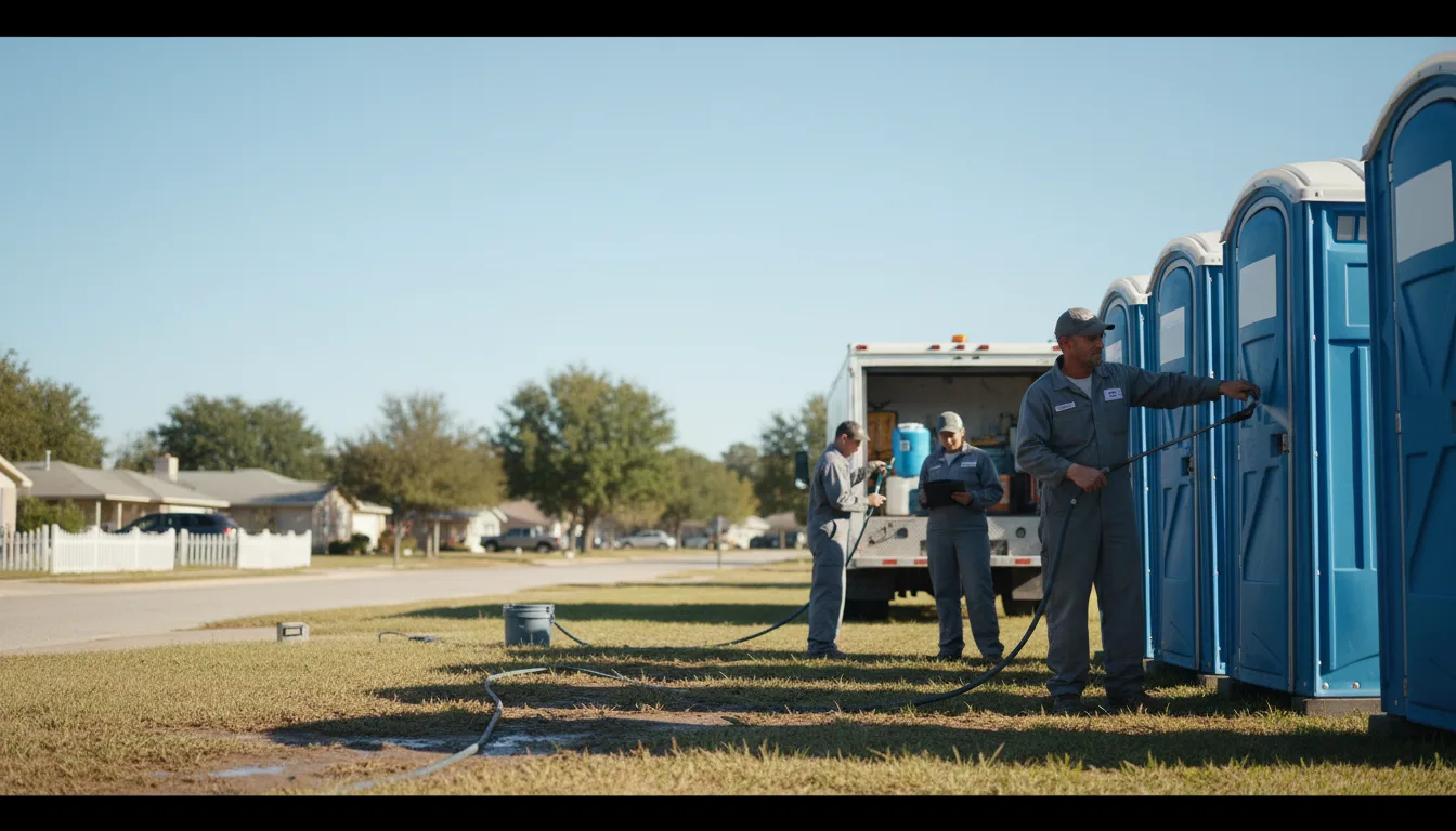 Long-Term Portable Toilet Rental in Robeline, LA near me